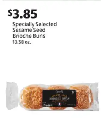 Aldi Specially Selected Sesame Seed Brioche Buns offer