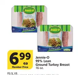 Albertsons Jennie-O 99% Lean Ground Turkey Breast offer