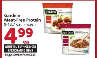 Albertsons Gardein Meat-Free Protein offer