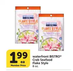 Albertsons waterfront BISTRO Crab Seafood Flake Style offer