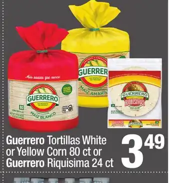 Super King Markets Guerrero Tortillas White or Yellow Corn 80 ct or Guerrero Riquisima 24 ct offer