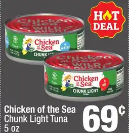 Super King Markets Chicken of the Sea Chunk Light Tuna offer