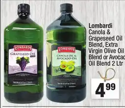 Super King Markets Lombardi Canola & Grapeseed Oil Blend, Extra Virgin Olive Oil Blend or Avocado Oil Blend offer