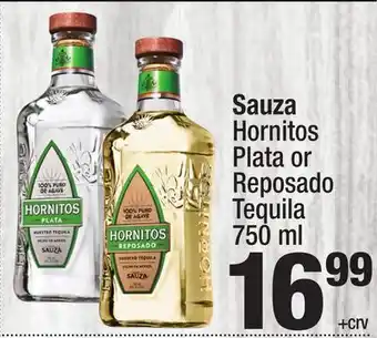 Super King Markets Sauza Hornitos Plata or Reposado Tequila offer