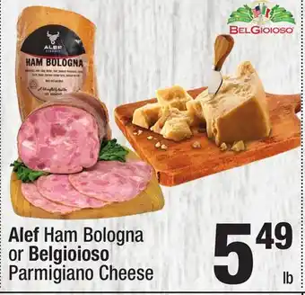 Super King Markets Alef Ham Bologna or Belgioioso Parmigiano Cheese offer