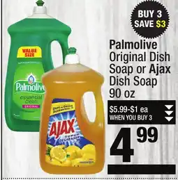 Super King Markets Palmolive Original Dish Soap or Ajax Dish Soap offer