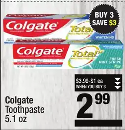 Super King Markets Colgate Toothpaste offer