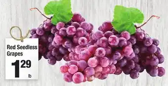 Super King Markets Red Seedless Grapes offer