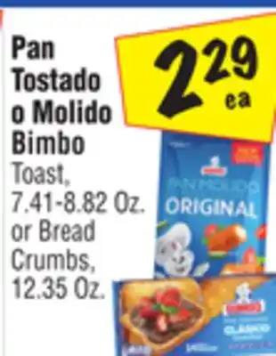 El Super Toast, 7.41-8.82 Oz. or Bread Crumbs, 12.35 Oz offer