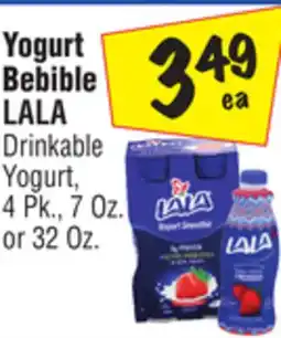 El Super LALA Drinkable Yogurt, 4 Pk., 7 Oz.or 32 Oz offer