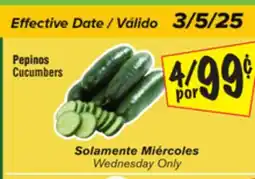 El Super Cucumbers offer