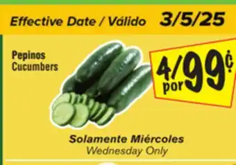 El Super Cucumbers offer