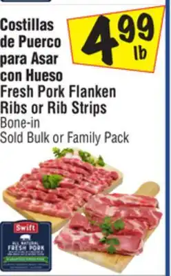 El Super Fresh Pork Flanken Ribs or Rib Strips offer