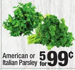 Super King Markets American or Italian Parsley offer