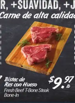 El Super Fresh Beef T-Bone Steak Bone-In offer