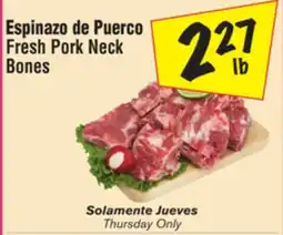 El Super Fresh Pork Neck Bones offer