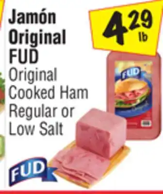 El Super Original Cooked Ham Regular or Low Salt offer