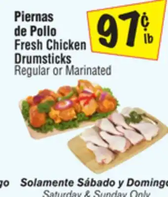 El Super Fresh Chicken Drumsticks Regular Marinated offer