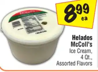 El Super McColl's Ice Cream offer