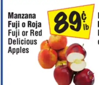 El Super Fuji or Red Delicious Apples offer