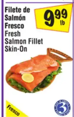 El Super Fresh Salmon Fillet Skin-On offer