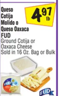 El Super Ground Cotija or Oaxaca Cheese offer