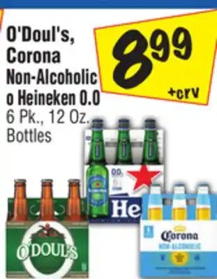 El Super O'Doul's, Corona Non-Alcoholic o Heineken 0.0 offer