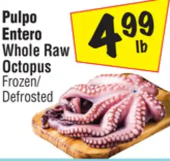 El Super Whole Raw Octopus offer