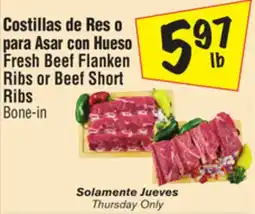 El Super Fresh Beef Flanken Ribs or Beef Short Ribs offer