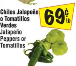 El Super Jalapeño Peppers or Tomatillos offer