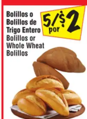 El Super Bolillos or Whole Wheat Bolillos offer