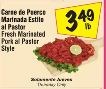 El Super Fresh Marinated Pork offer