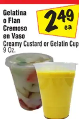 El Super Creamy Custard or Gelatin Cup offer