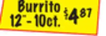 El Super Burrito offer