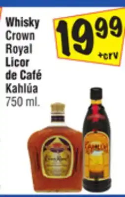 El Super Crown Royal Licor de Café Kahlúa offer