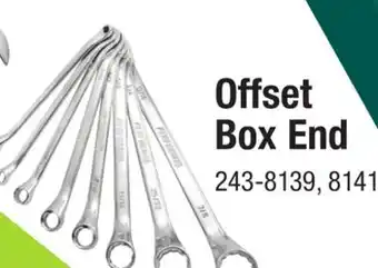 Menards Performax SAE Offset Box End Wrench Set - 8 Piece offer