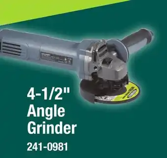 Menards Performax 6.5-Amp Corded 4-1/2 Slide Switch Angle Grinder offer