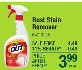 Menards Iron Out Rust Stain Remover - 24 oz offer