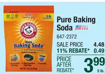 Menards Arm Hammer Pure Baking Soda - 5 lb offer