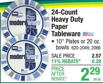 Menards Modern Ware 10 Heavy Duty Designer Paper Plates - 24 Count offer