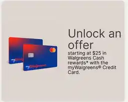 Walgreens Walgreens Cash rewards offer