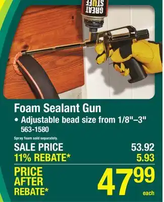 Menards GREAT STUFF PRO 14 Foam Sealant Gun offer