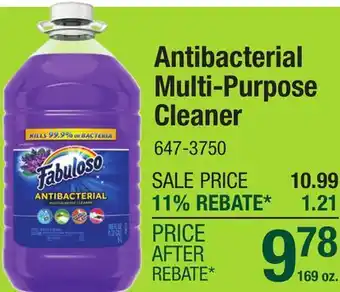 Menards Fabuloso Lavender Antibacterial Multi-Purpose Cleaner - 169 oz offer