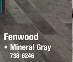 Menards Ragno USA Fenwood Mineral Gray 6 x 36 Porcelain Floor and Wall Tile offer