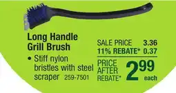 Menards Backyard Creations Nylon Grill Brush offer