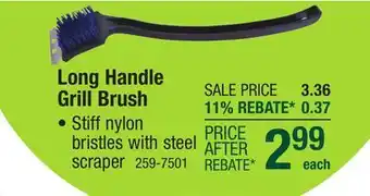 Menards Backyard Creations Nylon Grill Brush offer