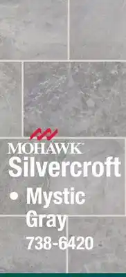 Menards Mohawk Silvercroft Mystic Gray 12 x 24 Porcelain Floor and Wall Tile offer