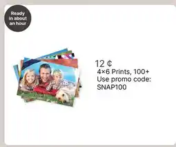 Walgreens 4×6 Prints offer