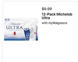 Walgreens 12-Pack Michelob Ultra offer