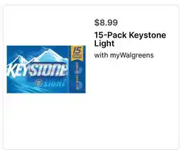 Walgreens Keystone Light offer